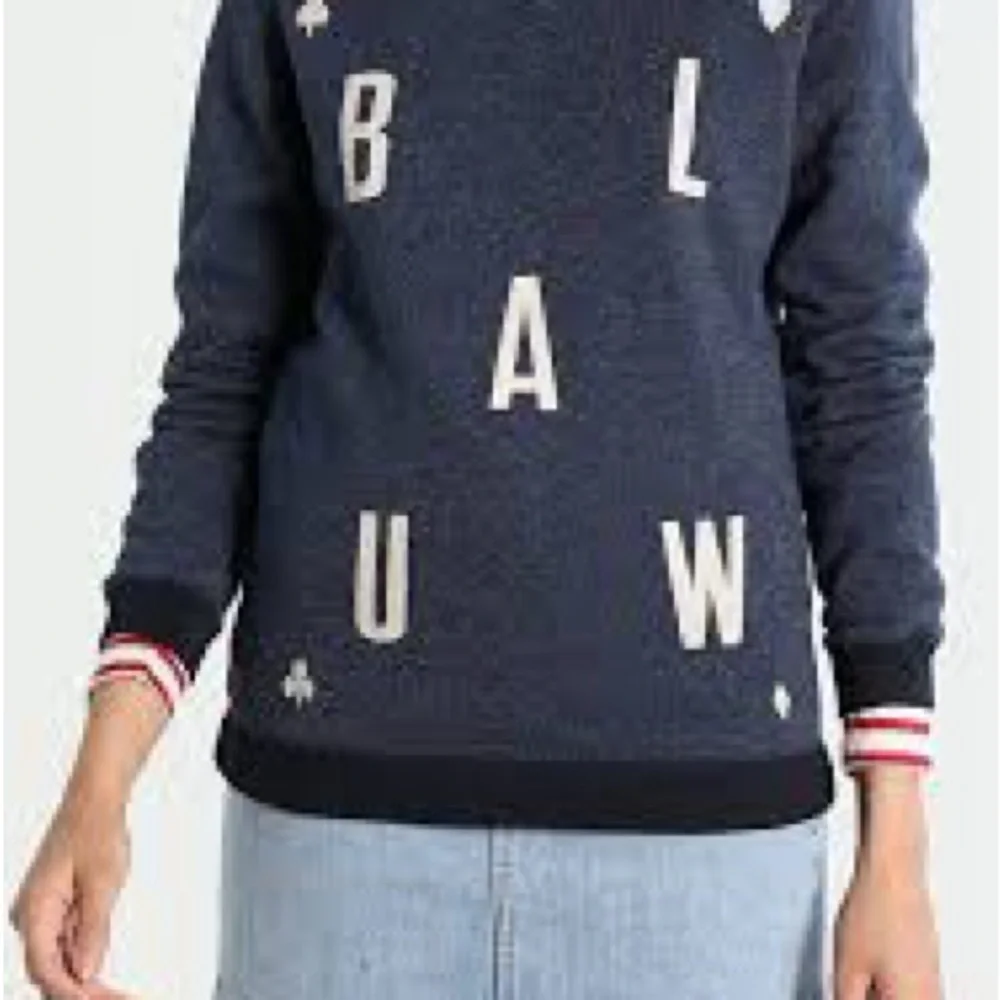 Scotch & Soda Amsterdam Blauw Logo Navy Sweatshirt size M - Picture 3 of 11